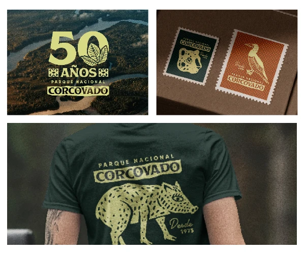branding para parque nacional Corcovado